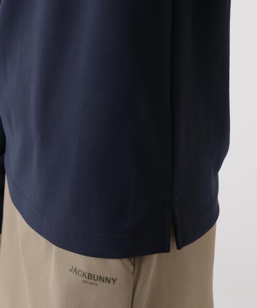 Jack Bunny!!（ジャックバニー）の「ソフトタッチ長袖ポロシャツ (WOMENS)（ポロシャツ・レディース・ホワイト/ネイビー・MEDIUM/SMALL/LARGE）」の14枚目の写真