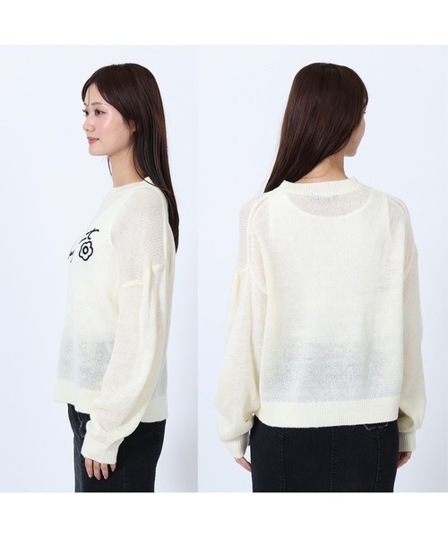MARY QUANT(マリークワント)の「サインロゴシアーニット プルオーバー(ニット/セーター・レディース・アイボリー/ブラウン/ブラック/ピンク・M)」の6枚目の写真