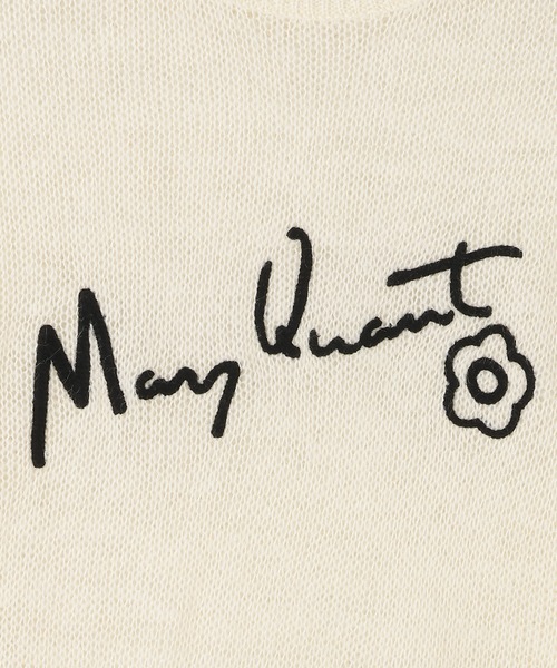 MARY QUANT(マリークワント)の「サインロゴシアーニット プルオーバー(ニット/セーター・レディース・アイボリー/ブラウン/ブラック/ピンク・M)」の7枚目の写真