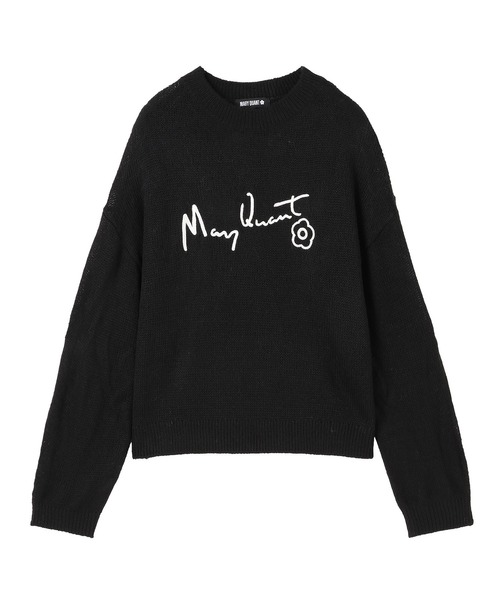 MARY QUANT(マリークワント)の「サインロゴシアーニット プルオーバー(ニット/セーター・レディース・アイボリー/ブラウン/ブラック/ピンク・M)」の10枚目の写真