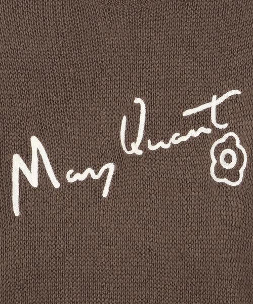 MARY QUANT(マリークワント)の「サインロゴシアーニット プルオーバー(ニット/セーター・レディース・アイボリー/ブラウン/ブラック/ピンク・M)」の14枚目の写真