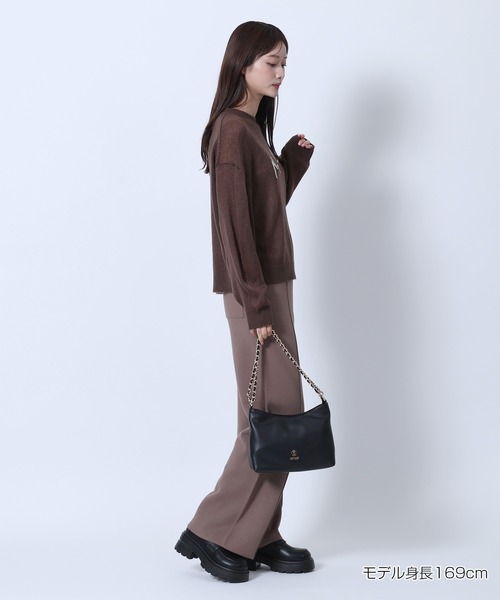 MARY QUANT(マリークワント)の「サインロゴシアーニット プルオーバー(ニット/セーター・レディース・アイボリー/ブラウン/ブラック/ピンク・M)」の18枚目の写真