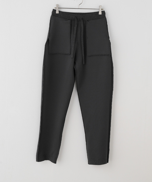 JOURNAL STANDARD（ジャーナルスタンダード）の「コットンカシミヤMIXニットパンツ（その他パンツ・レディース・ライトグレー/チャコールグレー・FREE）」の6枚目の写真