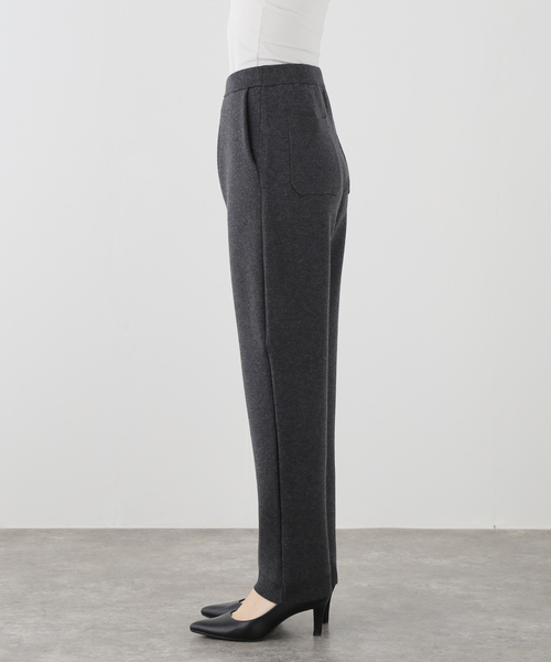 JOURNAL STANDARD（ジャーナルスタンダード）の「コットンカシミヤMIXニットパンツ（その他パンツ・レディース・ライトグレー/チャコールグレー・FREE）」の11枚目の写真
