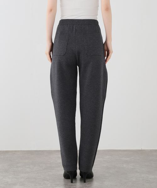 JOURNAL STANDARD（ジャーナルスタンダード）の「コットンカシミヤMIXニットパンツ（その他パンツ・レディース・ライトグレー/チャコールグレー・FREE）」の12枚目の写真