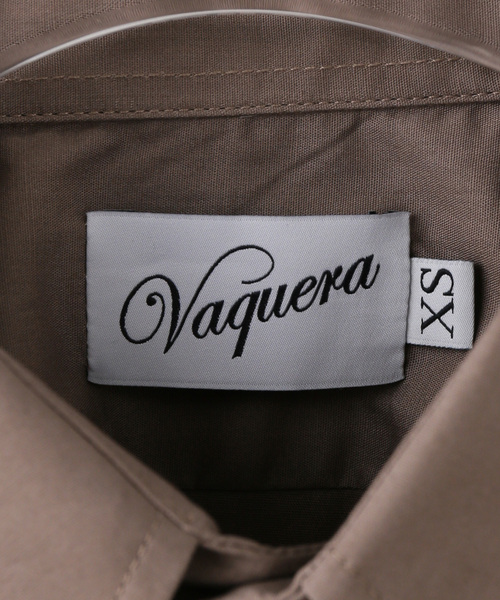VAQUERA（バケラ）の「VAQUERA / バケラ  WOMEN BELTED BUTTON DOWN WOVEN（シャツ/ブラウス・レディース・チョコ・X-SMALL）」の10枚目の写真