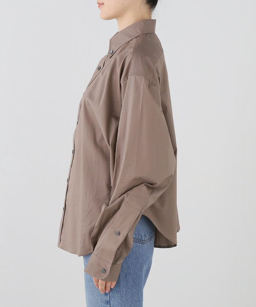 VAQUERA（バケラ）の「VAQUERA / バケラ  WOMEN BELTED BUTTON DOWN WOVEN（シャツ/ブラウス・レディース・チョコ・X-SMALL）」の5枚目の写真
