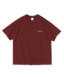 シグネチャーロゴ 半袖Tシャツ (ワイン)