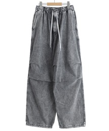 GOLD（ゴールド）の「GOLD / ゴールド：RECYCLED SUVIN COTTON YARN 10oz JELT DENIM KNEE TUCK EASY PANTS BLEACH WASHED：26A-GL42623H[MUS]（テーラードジャケット）」