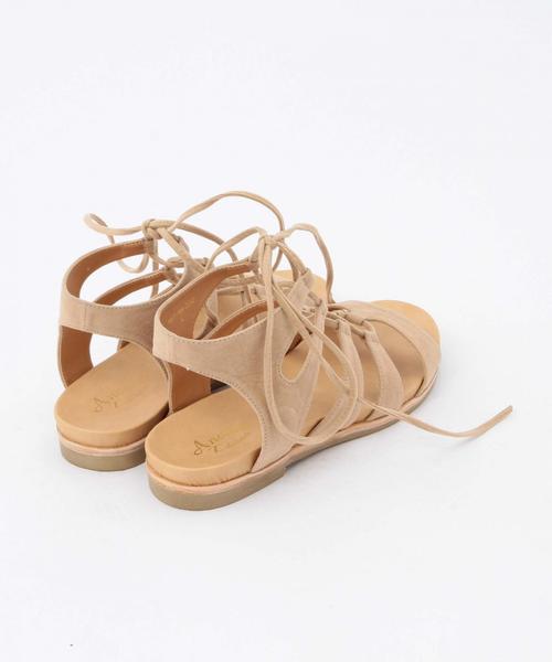 Another Edition（アナザーエディション）の「レースUPサンダル/ AEBC LaceUP SNDL◆（サンダル・レディース・ブラック/ブラウン/ナチュラル・MEDIUM/SMALL/LARGE）」の4枚目の写真