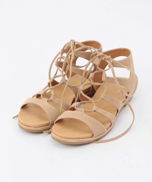 Another Edition（アナザーエディション）の「レースUPサンダル/ AEBC LaceUP SNDL◆（サンダル・レディース・ブラック/ブラウン/ナチュラル・MEDIUM/SMALL/LARGE）」の6枚目の写真