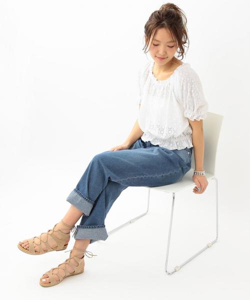 Another Edition（アナザーエディション）の「レースUPサンダル/ AEBC LaceUP SNDL◆（サンダル・レディース・ブラック/ブラウン/ナチュラル・MEDIUM/SMALL/LARGE）」の7枚目の写真