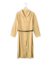 HusHusH | ベルト付きサファリシャツワンピース(ワンピース)