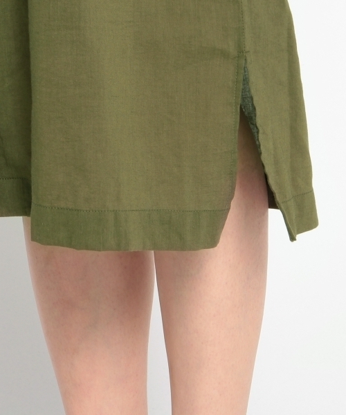 HusHusH（ハッシュアッシュ）の「ベルト付きサファリシャツワンピース（ワンピース・レディース・ブルー/グリーン/ベージュ・02/03）」の9枚目の写真