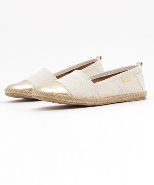 HELIOPOLE（エリオポール）の「KAANAS 配色エスパドリーユ（その他シューズ・レディース・ブラック/ゴールド・36/37/38/35/39）」の2枚目の写真