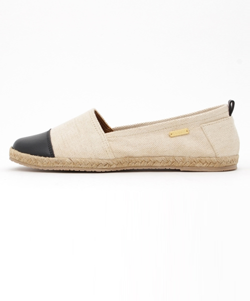 HELIOPOLE（エリオポール）の「KAANAS 配色エスパドリーユ（その他シューズ・レディース・ブラック/ゴールド・36/37/38/35/39）」の3枚目の写真
