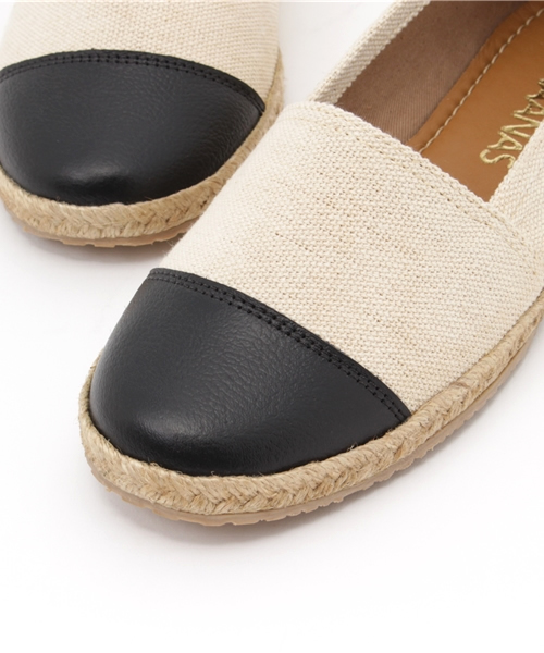 HELIOPOLE（エリオポール）の「KAANAS 配色エスパドリーユ（その他シューズ・レディース・ブラック/ゴールド・36/37/38/35/39）」の7枚目の写真