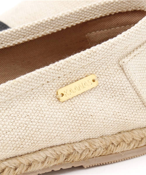 HELIOPOLE（エリオポール）の「KAANAS 配色エスパドリーユ（その他シューズ・レディース・ブラック/ゴールド・36/37/38/35/39）」の9枚目の写真