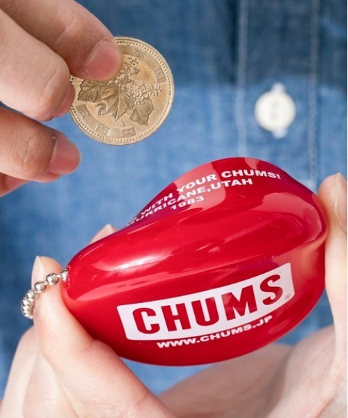 CHUMS(チャムス)の「【CHUMS】CHUMS Logo Quikoin with Ball Chain(コインケース・メンズ・ブルーグリーン/レッド/ネイビー/パープル/イエロー・FREE)」の6枚目の写真