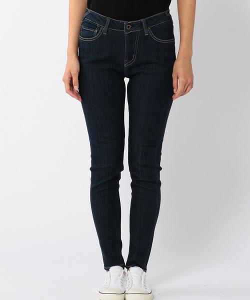 coen（コーエン）の「ストレッチスキニーデニムパンツ（デニムパンツ・レディース・ネイビー/コバルトブルー・MEDIUM/LARGE/SMALL）」の4枚目の写真