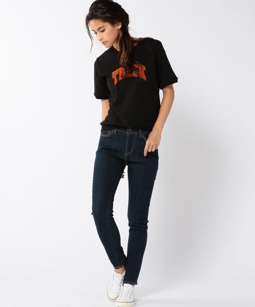 coen（コーエン）の「ストレッチスキニーデニムパンツ（デニムパンツ・レディース・ネイビー/コバルトブルー・MEDIUM/LARGE/SMALL）」の9枚目の写真