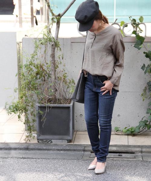 coen（コーエン）の「ストレッチスキニーデニムパンツ（デニムパンツ・レディース・ネイビー/コバルトブルー・MEDIUM/LARGE/SMALL）」の14枚目の写真