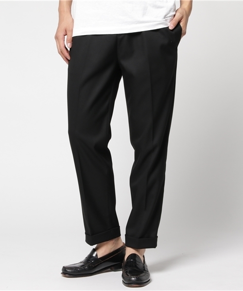 SHIPS JET BLUE（シップスジェットブルー）の「SHIPS JET BLUE: 【CARREMAN】 T/R イージーパンツ（その他パンツ・メンズ・ブラック/チャコールグレー/ネイビー・SMALL/MEDIUM/LARGE）」の2枚目の写真