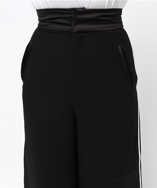SLY（スライ）の「SIDE LINE HW WIDE PT（その他パンツ・レディース・ブラック・2/1/0）」の4枚目の写真
