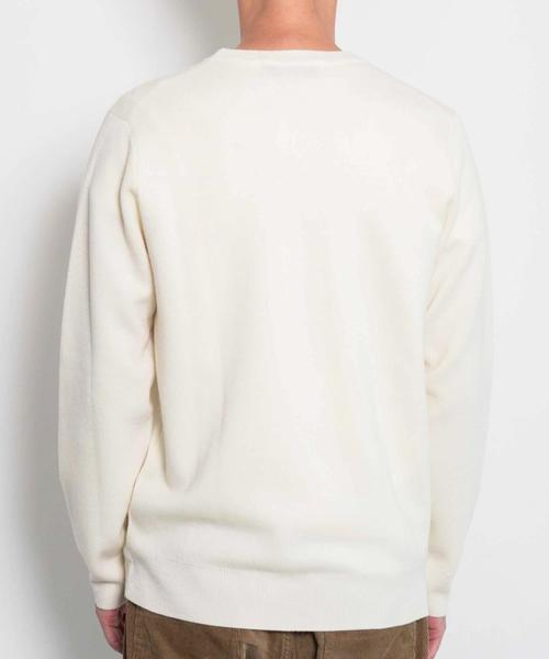 green label relaxing（グリーンレーベルリラクシング）の「KC WO/MILANORIB C/N 12G ニット◆（ニット/セーター・メンズ・ホワイト/ブラック/その他・SMALL/MEDIUM/LARGE/X-LARGE）」の11枚目の写真