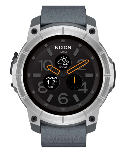 スマートフォン本体 Nixon NIXON（ニクソン）の「THE MISSION =android wear=（アナログ腕時計
