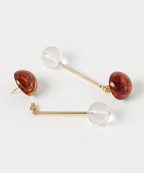 TONE SELECT GOODS(トーンセレクトグッズ)の「【Kodemari】beads mix6 ピアス(ピアス(両耳用)・レディース・その他・FREE)」の2枚目の写真