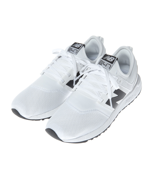 NEW BALANCE（ニューバランス）の「New Balance MRL247 WB（スニーカー・レディース・ホワイト/ネイビー/グレー・23.5㎝/24.5㎝）」の2枚目の写真