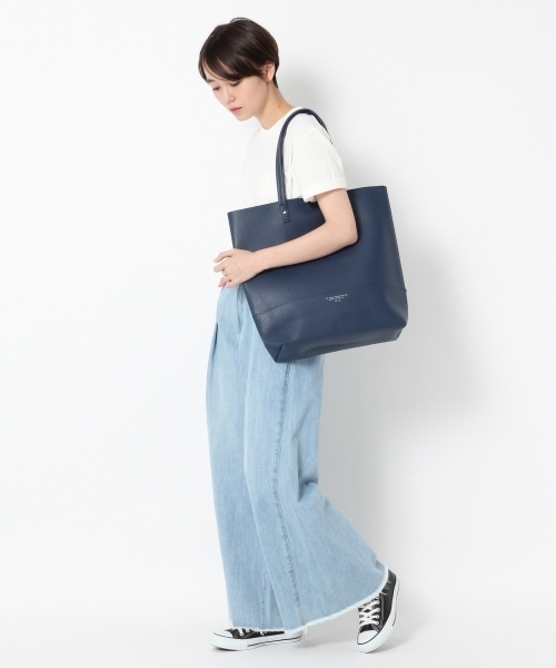 RAGEBLUE（レイジブルー）の「フェイクレザーカラートートBAG/656646（トートバッグ・メンズ・ブルー/グレー/ピンク系その他/ブラック/キャメル・FREE）」の17枚目の写真