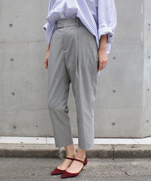 FRAMeWORK（フレームワーク）の「CARREMAN T/R テーパードパンツ◆（その他パンツ・レディース・カーキ/グレー/ネイビー・38/36/34/40）」の5枚目の写真