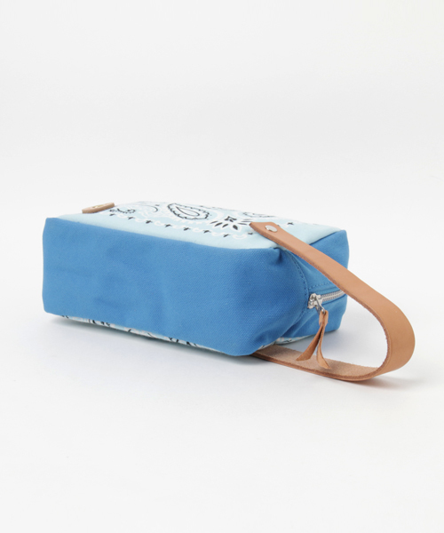 NOMAD(ノマド)の「【NOMAD/ノマド】StorageMiniBag/ミニバッグ、ポーチ(クラッチバッグ・メンズ・サックスブルー/ライトブラウン・FREE)」の3枚目の写真