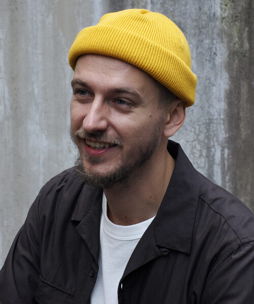 RACAL(ラカル)の「ロールニットキャップ / Roll Knit Cap(ニットキャップ/ビーニー・メンズ・ブラック/ダークグリーン/ブラウン/ネイビー/ピンク/レッド/チャコール/ブルー/マスタード/オレンジ/グレー/ダークブラウン/ベージュ/オリーブ/グリーン/パープル/アイボリー/サックスブルー/ライトブラウン・FREE)」の21枚目の写真