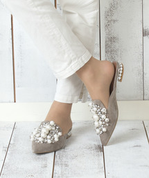 【新品】Jeffrey Campbell パールパンプス ジェフリーキャンベル Jeffrey Campbell フロントジップパール