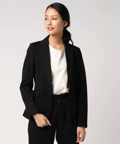 NARACAMICIE(ナラカミーチェ)の「【セットアップ対応】ポンチテーラードジャケット(スーツジャケット・レディース・グレー/ブラック/ネイビー・LARGE/SMALL/MEDIUM/XXX-LARGE)」の21枚目の写真