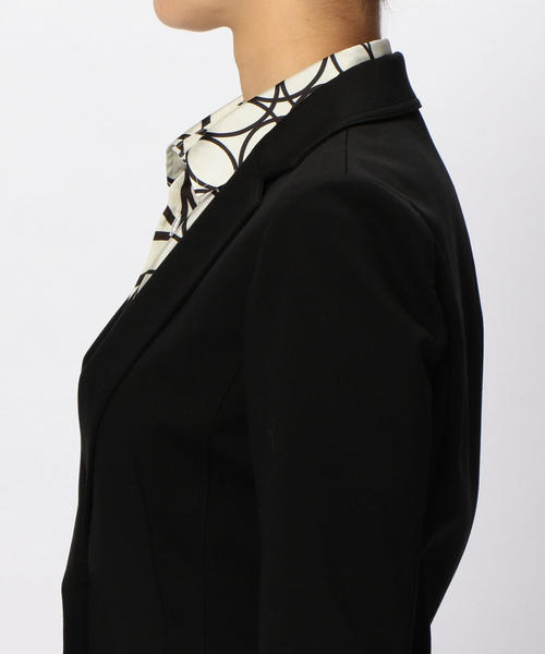 NARACAMICIE(ナラカミーチェ)の「【セットアップ対応】ポンチテーラードジャケット(スーツジャケット・レディース・グレー/ブラック/ネイビー・LARGE/SMALL/MEDIUM/XXX-LARGE)」の7枚目の写真