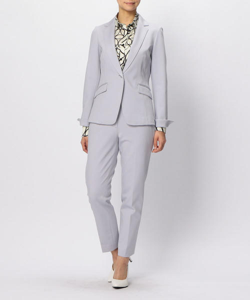 NARACAMICIE(ナラカミーチェ)の「【セットアップ対応】ポンチテーラードジャケット(スーツジャケット・レディース・グレー/ブラック/ネイビー・LARGE/SMALL/MEDIUM/XXX-LARGE)」の14枚目の写真