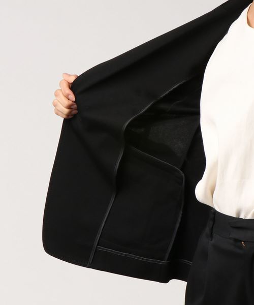 NARACAMICIE(ナラカミーチェ)の「【セットアップ対応】ポンチテーラードジャケット(スーツジャケット・レディース・グレー/ブラック/ネイビー・LARGE/SMALL/MEDIUM/XXX-LARGE)」の18枚目の写真