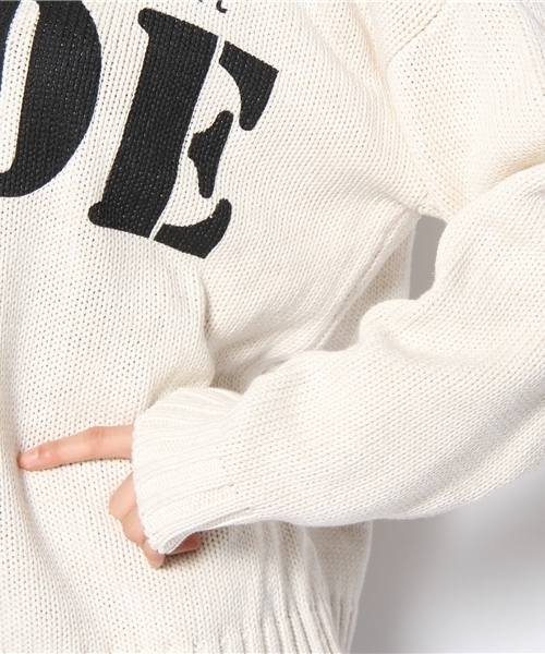 Kastane（カスタネ）の「RIDEタートルニット（ニット/セーター・レディース・オフホワイト/ブラック/ブルー・FREE）」の8枚目の写真