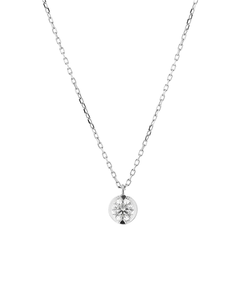 BLOOM（ブルーム）の「プラチナ ダイヤモンド ネックレス（0.2ct