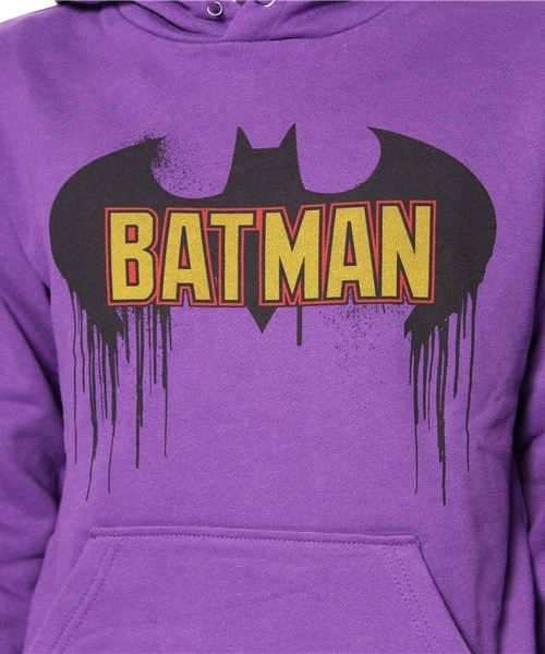 WEGO（ウィゴー）の「WEGO/BATMANプリントパーカー（パーカー・メンズ・杢グレー/パープル・MEDIUM/LARGE）」の9枚目の写真