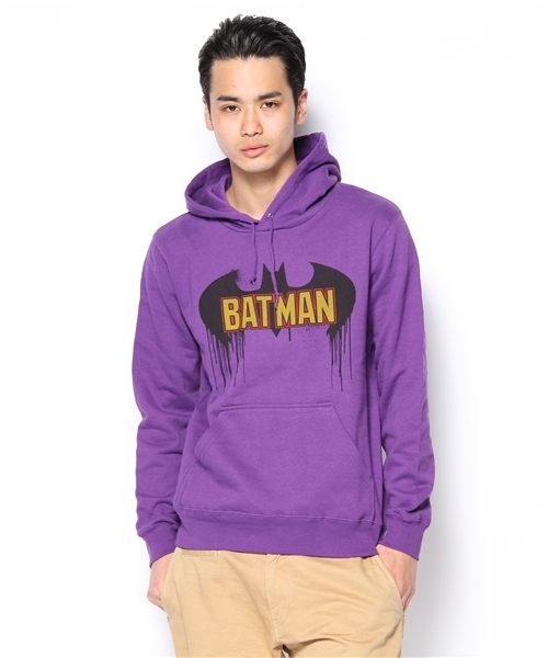 WEGO（ウィゴー）の「WEGO/BATMANプリントパーカー（パーカー・メンズ・杢グレー/パープル・MEDIUM/LARGE）」の13枚目の写真