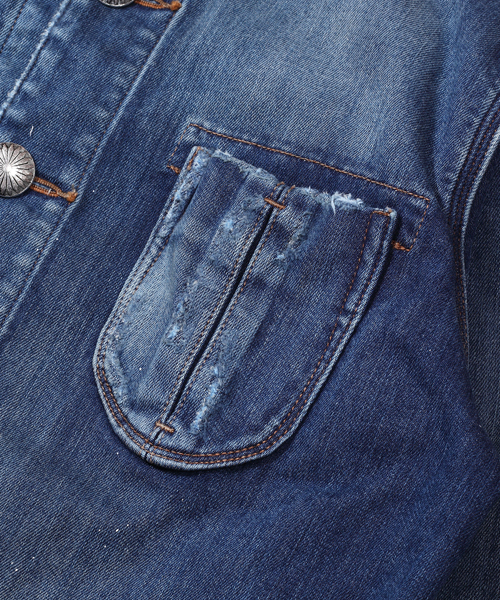 TMT（ティーエムティー）の「BRUSHED BACK-DENIM VINTAGE FINISH