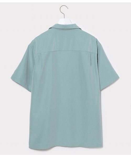 ADAM ET ROPE 開襟シャツ ADAM ET ROPE' シャツ クロスステッチ ボックスシルエット