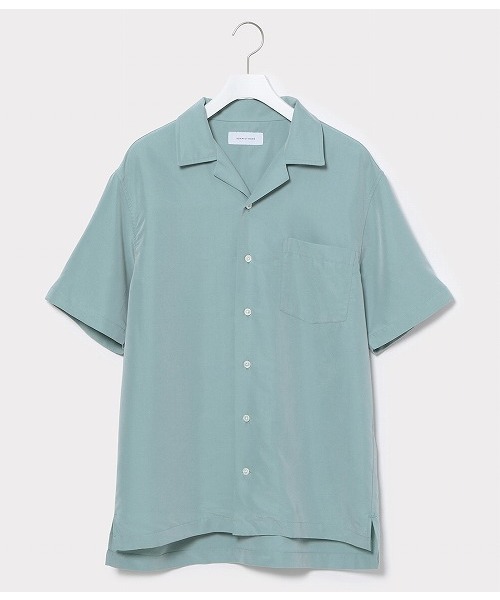 ADAM ET ROPE 開襟シャツ ADAM ET ROPE'｜接触冷感【MINUS】オープンカラー シャツ