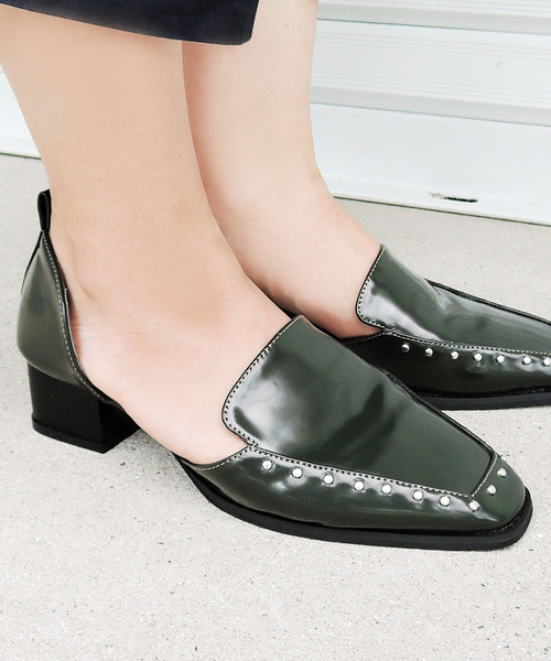 minia（ミニア）の「セパレート スタッズ ローファー [ minia