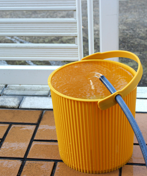 GEORGE'S（ジョージズ）の「オムニウッティ ニュートラル 10L / OMNIOUTIL BUCKET NEUTRAL（収納グッズ・レディース・マスタード/ネイビー/ホワイト/グレー・LARGE）」の4枚目の写真